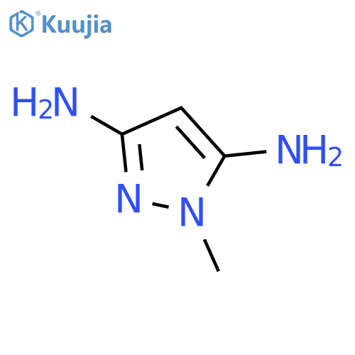 1-Methyl-1H-pyrazole-3,5-diamine structure