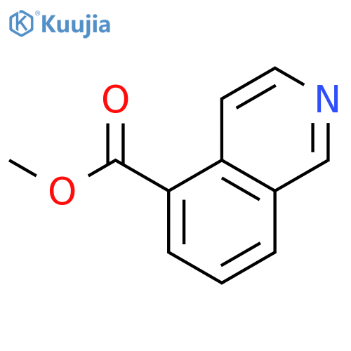 methyl 5-isoquinolinecarboxylate structure