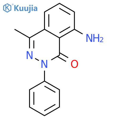 1(2H)-Phthalazinone,8-amino-4-methyl-2-phenyl- structure