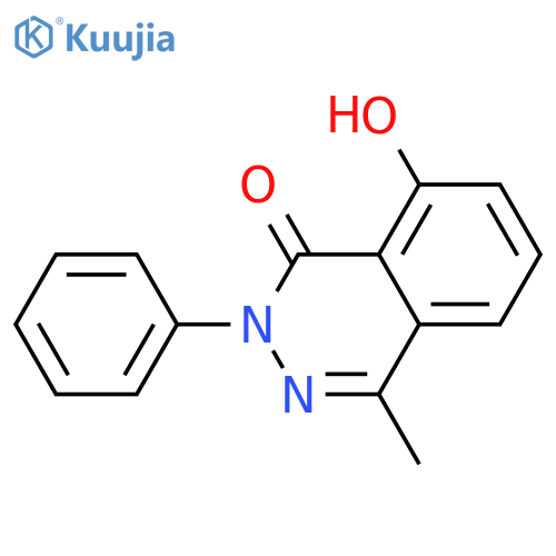 1(2H)-Phthalazinone,8-hydroxy-4-methyl-2-phenyl- structure