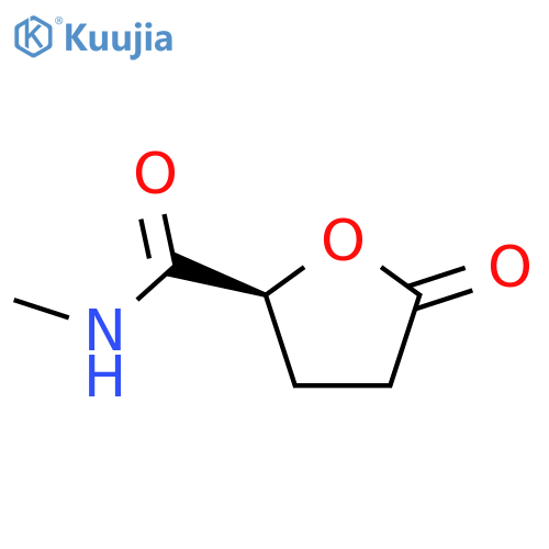 2-Furancarboxamide,tetrahydro-N-methyl-5-oxo-,(S)-(9CI) structure