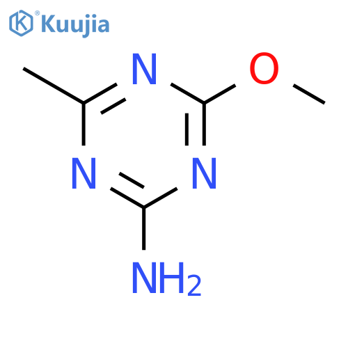 4-methoxy-6-methyl-1,3,5-triazin-2-amine structure