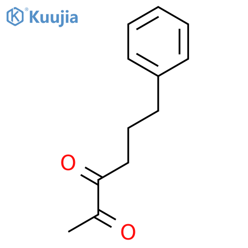 2,3-Hexanedione, 6-phenyl- structure