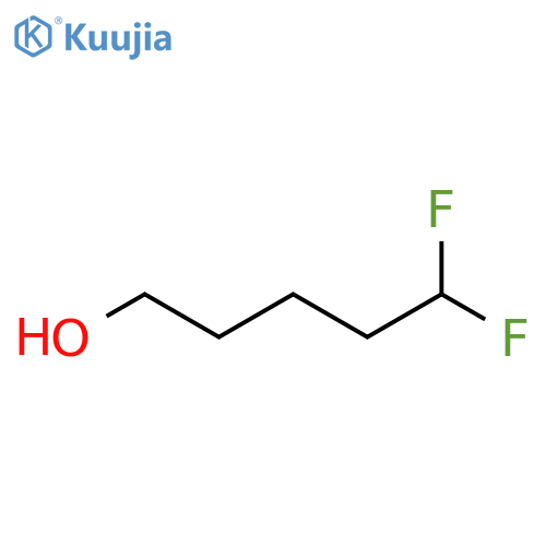 1-Pentanol, 5,5-difluoro- structure
