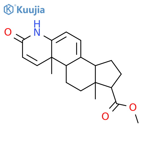 3-Oxo-4-azaandrosta-1,5,7-triene-17-carboxylic Acid Methyl Ester structure