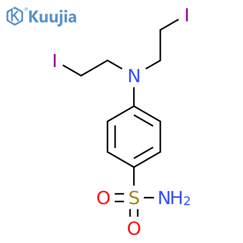 Benzenesulfonamide,4-[bis(2-iodoethyl)amino]- structure