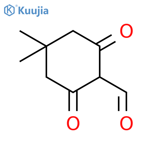 4,4-dimethyl-2,6-dioxocyclohexane-1-carbaldehyde structure