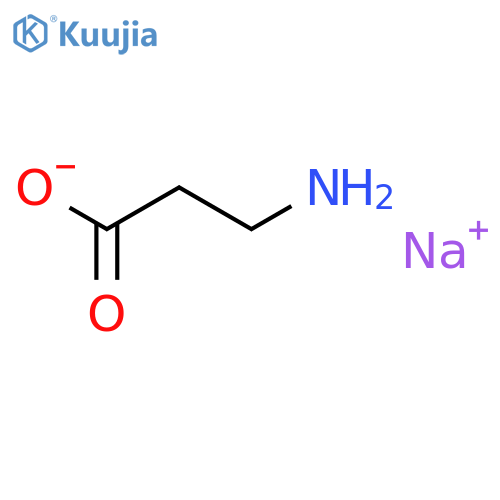 b-Alanine, sodium salt (1:1) structure