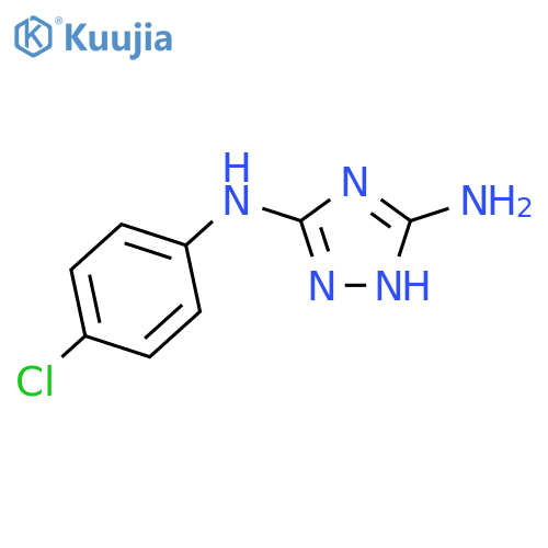N3-(4-Chlorophenyl)-1H-1,2,4-triazole-3,5-diamine structure