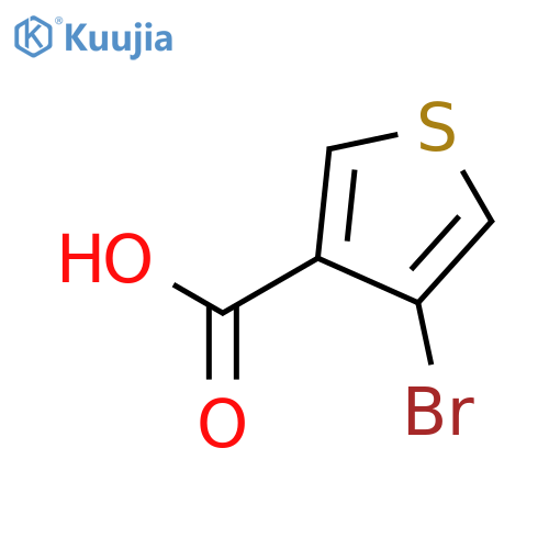 4-Bromothiophene-3-carboxylic acid structure