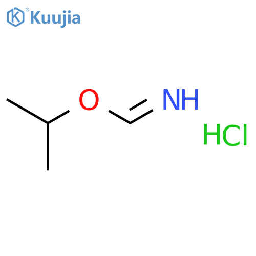 Methanimidic acid,1-methylethyl ester, hydrochloride (1:1) structure