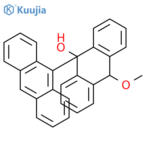 [9,9-Bianthracen]-9(10H)-ol, 10-methoxy- structure