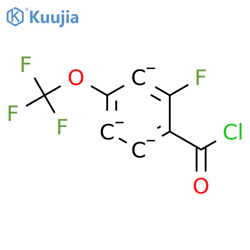 2-Fluoro-4-(trifluoromethoxy)benzoyl chloride structure