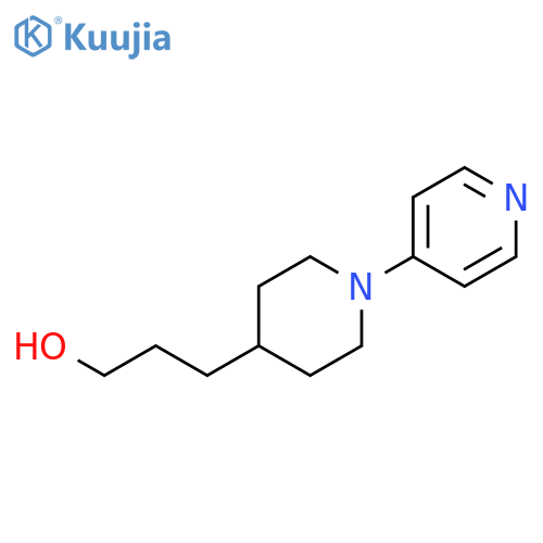 4-Piperidinepropanol, 1-(4-pyridinyl)- structure