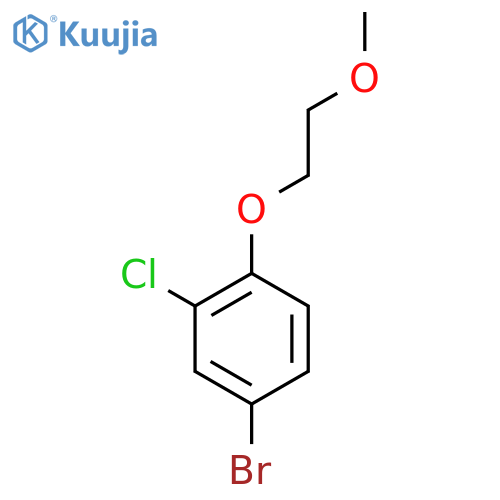 4-Bromo-2-chloro-1-(2-methoxyethoxy)benzene structure