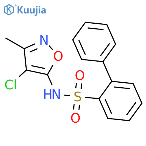 [1,1'-BIPHENYL]-2-SULFONAMIDE, N-(4-CHLORO-3-METHYL-5-ISOXAZOLYL)- structure