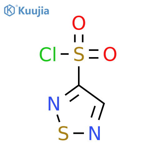1,2,5-Thiadiazole-3-sulfonyl chloride structure