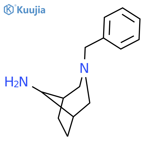 3-benzyl-3-azabicyclo[3.2.1]octan-8-amine structure