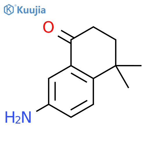 3,4-Dihydro-4,4-dimethyl-7-amino-naphthalen-1(2h)-one structure