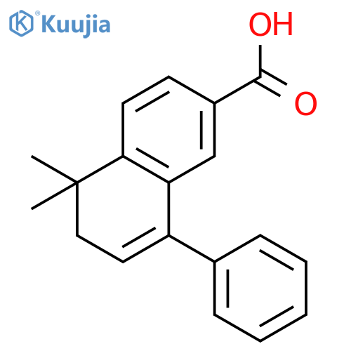 2-Naphthalenecarboxylic acid, 5,6-dihydro-5,5-dimethyl-8-phenyl- structure