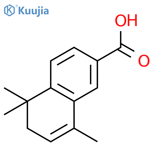 2-Naphthalenecarboxylic acid, 5,6-dihydro-5,5,8-trimethyl- structure