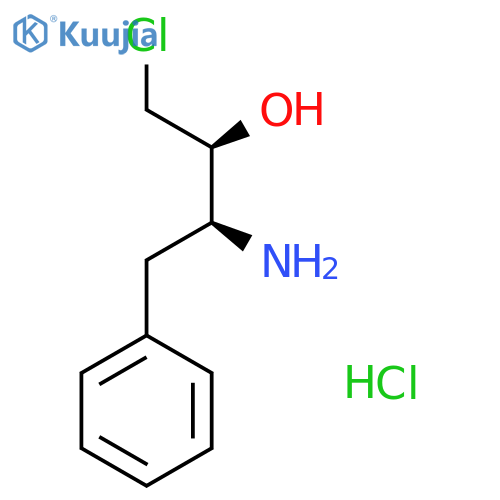 (2S,3S)-3-Amino-1-chloro-4-phenylbutan-2-ol hydrochloride structure