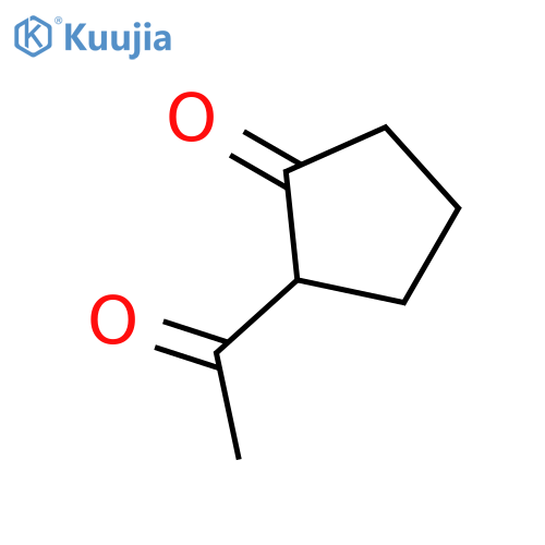 2-acetylcyclopentan-1-one structure