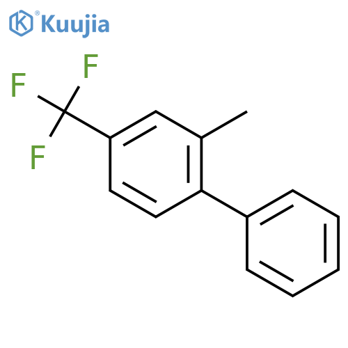 2-Methyl-4-(trifluoromethyl)-1,1'-biphenyl structure