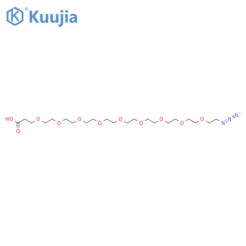 Azido-PEG9-acid structure