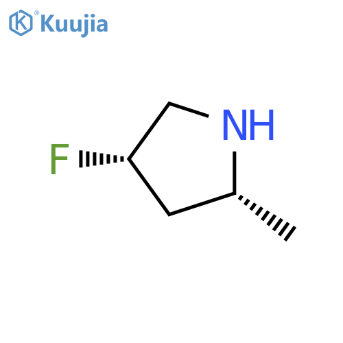 (2R,4S)-4-fluoro-2-methylpyrrolidine structure