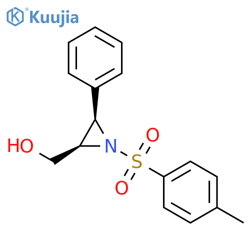 2-Aziridinemethanol, 1-[(4-methylphenyl)sulfonyl]-3-phenyl-, (2R,3R)- structure