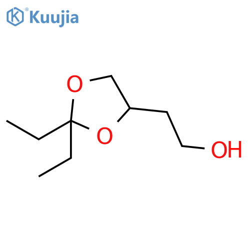 1,3-Dioxolane-4-ethanol, 2,2-diethyl-, (4R)- structure