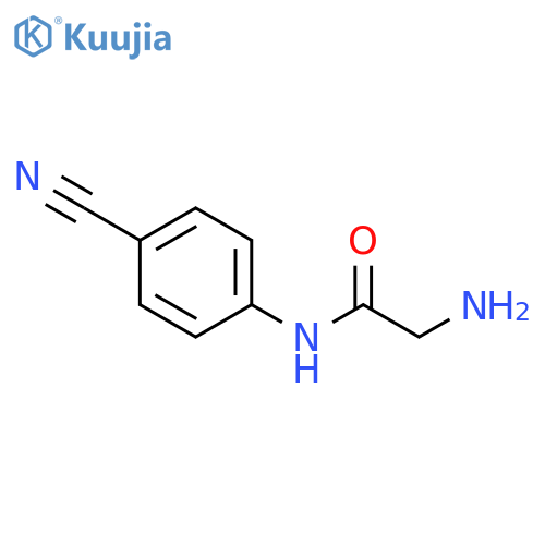 Acetamide, 2-amino-N-(4-cyanophenyl)- structure