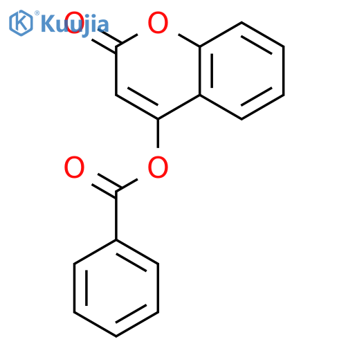2H-1-Benzopyran-2-one, 4-(benzoyloxy)- structure