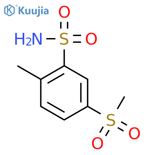 5-Methanesulfonyl-2-methylbenzene-1-sulfonamide structure