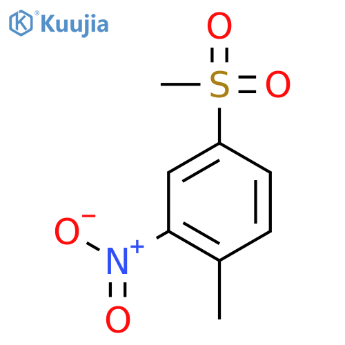 4-Methylsulfonyl-2-nitrotoluene structure