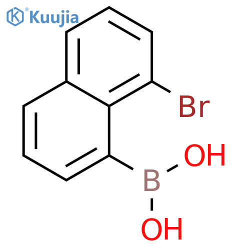 8-bromonaphthalen-1-yl)boronic acid structure
