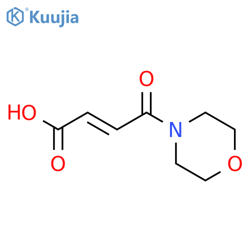 (E)-4-morpholino-4-oxo-but-2-enoic acid structure