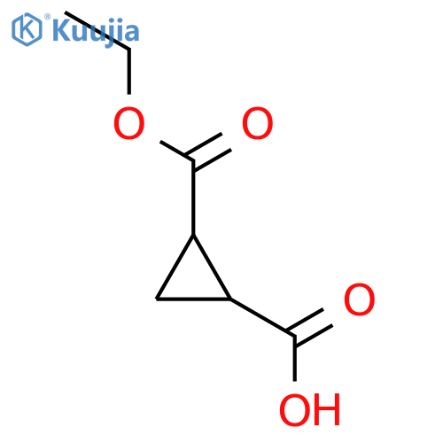 2-(Ethoxycarbonyl)cyclopropane-1-carboxylic Acid structure