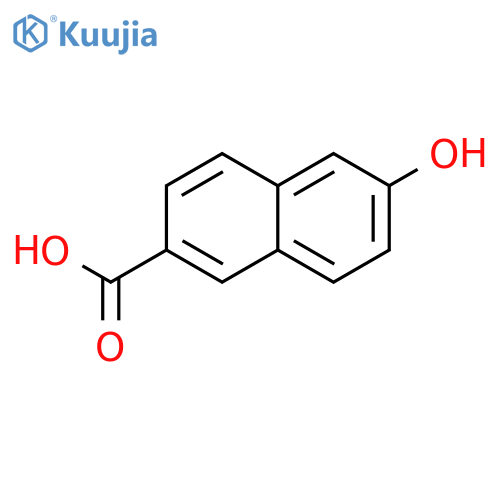 6-hydroxynaphthalene-2-carboxylic acid structure