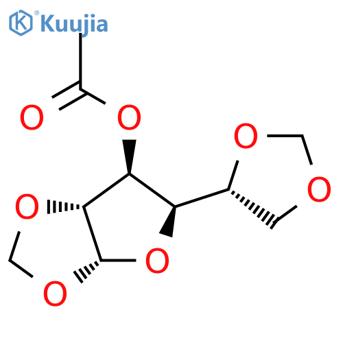 3-O-Acetyl-1,2:5,6-di-O-isopropylidene-a-D-glucofuranose structure