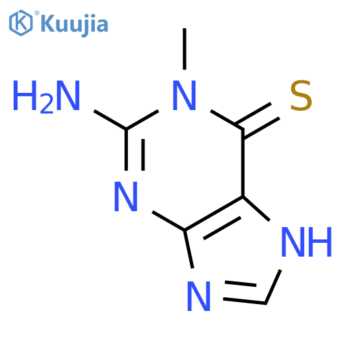 6H-Purine-6-thione,2-amino-1,9-dihydro-1-methyl- structure