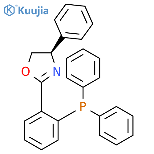 Oxazole,2-[2-(diphenylphosphino)phenyl]-4,5-dihydro-4-phenyl-, (4R)- structure