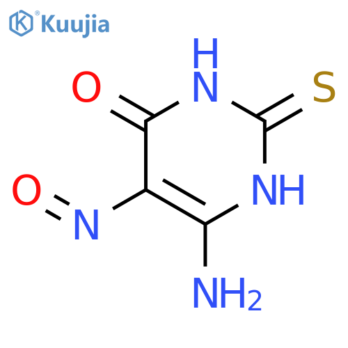 6-Amino-5-nitroso-2-thiouracil structure