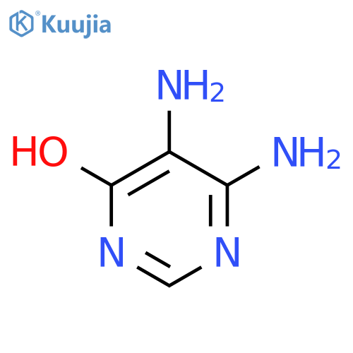 5,6-diamino-1,4-dihydropyrimidin-4-one structure