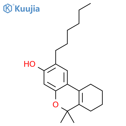6H-Dibenzo[b,d]pyran-3-ol,2-hexyl-7,8,9,10-tetrahydro-6,6-dimethyl- structure