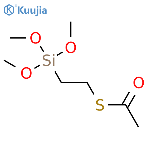 Ethanethioic acid,S-[2-(trimethoxysilyl)ethyl] ester structure