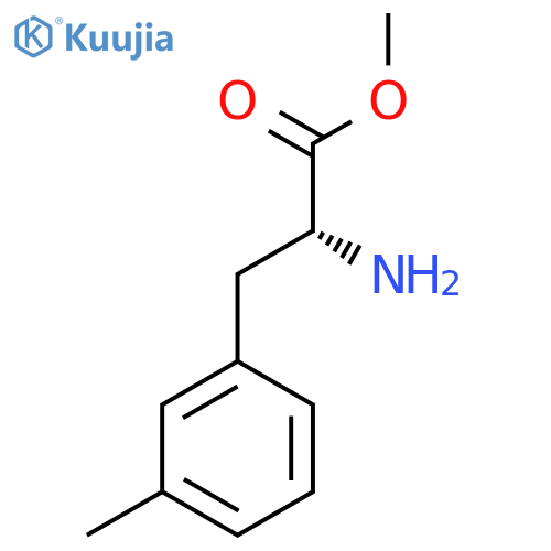 methyl (2R)-2-amino-3-(3-methylphenyl)propanoate structure