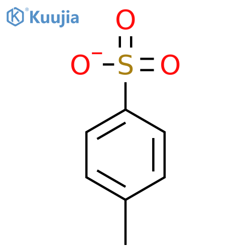 Benzenesulfonic acid,4-methyl-, ion(1-) structure