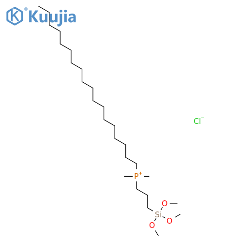 Phosphonium, dimethyloctadecyl[3-(trimethoxysilyl)propyl]-, chloride structure